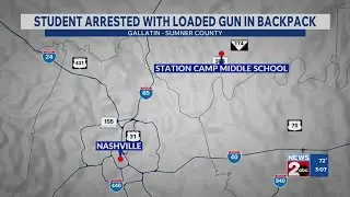 Student arrested with loaded gun in backpack