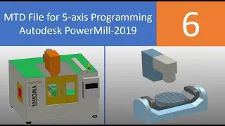 Creating MTD File for PowerMill 5 Axis Programming&mdash;Part 6 I PowerMill -5 axis Post Processor
