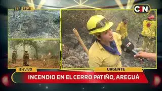 Cerro Patiño está en llamas: El trabajo difícil no para