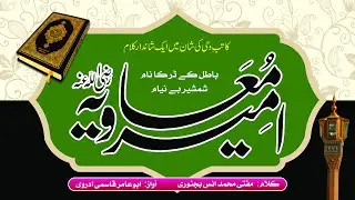 Shamsheer Be Nayam Ameer Mavia, باطل کے ڈر کا نام امیر معاویہ