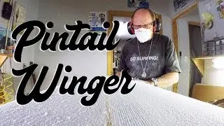 George Panton Shaping Inspiration Surfboards 1975 Pintail Winger with Chine Rail