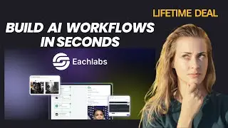Eachlabs Lifetime Deal I Access 100+ AI Models and Integrate AI Workflows into Your Application