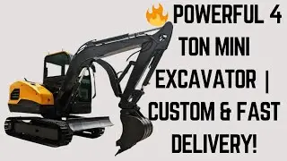 🔥 Powerful 4 Ton Mini Excavator | Custom & Fast Delivery!