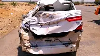 Toyota Altis accident  l Toyota grande 20201 #foryou #toyota 