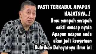 ILMU SUMPAH SERAPAH SAKTI SEUCAP NYATA -  SABDO PANDITO RATU #rday #hajidwisusanto 