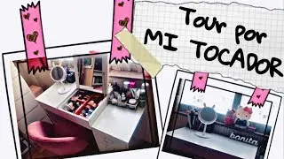 ¡TOUR por mi TOCADOR de MAQUILLAJE! | beelisweet