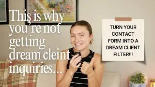 What to Put on Your Contact Form to Attract Dream Client Leads