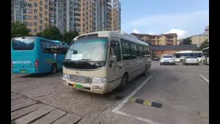 【新余公交】下村佬专用车，飞的很快 新花城乡公交新余 下村工业基地全程前方展望POV城东汽车站&rarr;蛇仔坑