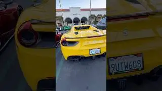 Modified Yellow Ferrari 488 Spider Supercar #cars #ferrari #cartok #goals #money #luxurycar #fast