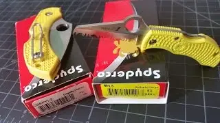 Spyderco Salt comparison: New Manbug vs. Dragonfly