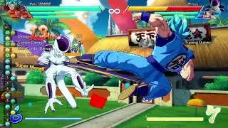 DRAGON BALL FighterZ - Goku Blue 6203 Damage Vanish Corner Combo