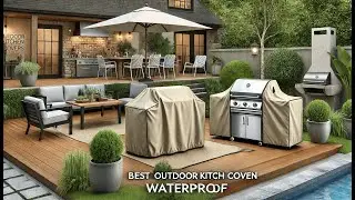 🛡️ Unicook Grill Cover, Heavy Duty Waterproof Barbecue | Best Outdoor Kitchen Covers Waterproof 🛡️