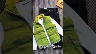 Puffer Jacket And Half Sleeve✅| Winter outfit Combos For Men 🔥#jacket #shorts