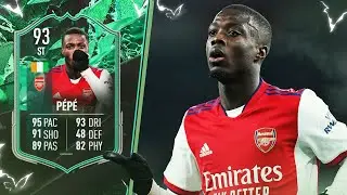 Он БАЛЛЕР!! 🔥 Обзор игрока &laquo;93 оборотня Николя Пепе&raquo;! FIFA 22 Ultimate Team