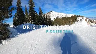 [4K] Brighton Ski Resort: Pioneer Trail
