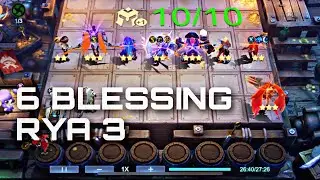 Triple 6 Synergy Rya 3 , Gunner Wrestler Mech Era Gameplay | Magic Chess - Mobile Legends Bang Bang