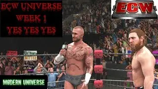 WWE 2K18 ECW 2018 WEEK 1 YES YES YES MODERN UNIVERSE