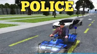 POLICE ATV QUAD BIKE DRIVING ON ROAD - ATV QUAD BIKE SIMULATOR - MOBILE GAME 2023