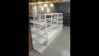 supermarket shelves installation two