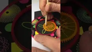 Scratch Art Spirograph #fun #satisfying #colors #art #funartclips