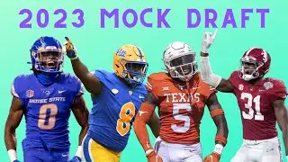 My first 2023 NFL mock draft!