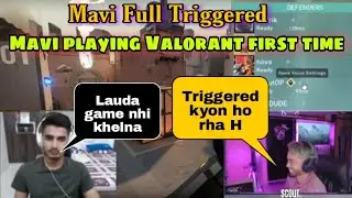 Mavi Triggered 😂 || Scout Trolling Mavi when Mavi playing Valorant first time