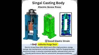 Singal Casting Body   Electric Screw Press | 200 Ton to 8500 Ton Capacity