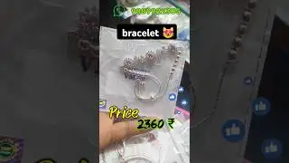 chandi ka bracelet girl new design 😻 #breslets