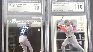 Ichiro & Albert Pujols Gem Mint 10's! &bull; CGC Graded
