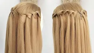 Step by Step Waterfall Braid Hairstyle Tutorial | Easy & Stylish Look