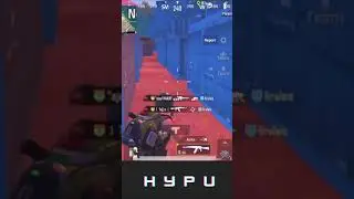 😂Using Wall Hack😂 Pubg Mobile - 1 vs 4 😈 #Shorts #pubgmobile !!HyperKID