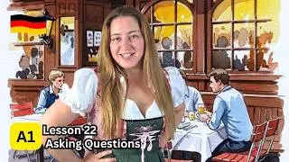 How to Ask Questions in German (A1) | Ordering Food at a Restaurant