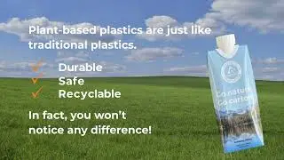 Tetra Pak® cartons with plant-based plastics