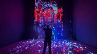 ENTER &ndash; interactive light installation @ NXT Museum, Amsterdam (2022)