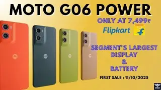 🔥 Moto G06 Power Launched at ₹7,499 ⚡ 7000mAh Battery Beast! Full Details Explained
