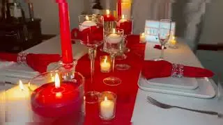 ROMANTIC DINNER SETUP ❤️| SPECIAL OCCASION | HOTEL DECORATION