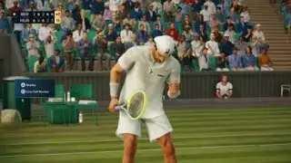 TopSpin 2K25 Berrettini Murray Insane serve and volley with fast reflexes (The crowd loved it!)
