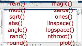 17 - Function in MATLAB/Octave