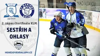 Sestřih a ohlasy: 2. zápas čtvrtfinále play-off KLM 2022 HK Kralupy vs. SC Marimex Kolín 'B'