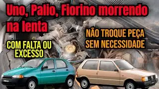 Uno morrendo na lenta, lenta intermitente - Carro com falta ou excesso - Velas Brancas