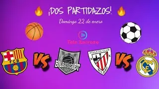 &iexcl;Dos partidazos el domingo 22 de enero!