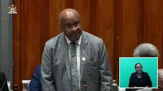 Minister Hon. Manoa Kamikamica updates Parliament on the Co-operative Development Fund