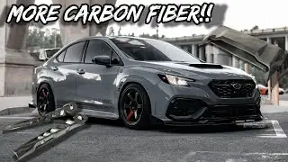 How to install Carbon Fiber Hood Scoop & More | 2022 Subaru WRX