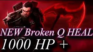 Darius Q heal is broken - 1000+ HP Heal