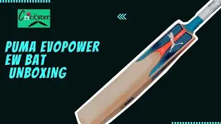 PUMA Evopower English Willow Cricket Bat Unboxing