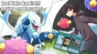 Yugioh Duel Links Ban List and Skill balance thoughts and review