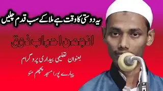 Anjumam Ahbab.e.Zauque Unwan Talimi Bedari Program Pyare Pura Mau Up