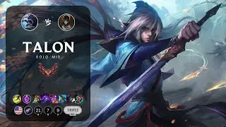 Talon Mid vs Jhin - NA Grandmaster Patch 13.23