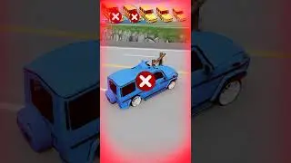 Big vs Small Cars Wooden Barrier Challenge!