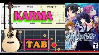 Guitar Tab - Karma (Ever 17: The Out of Infinity) OST Fingerstyle Tutorial Sheet Lesson #Anp